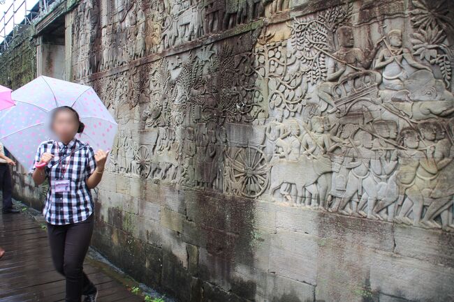 現地案内人が描かれているドラマについて説明してくれました。