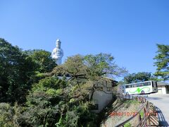 高崎白衣大観音：高崎この辺からだと良く見えます