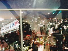 夜、通天閣へ大阪の夜景
