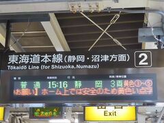 普通列車のグリーン車で帰ろうと思ったのですが　
その前に東京に戻るまで
何回か乗り換えしなければならないことに　
気づきました