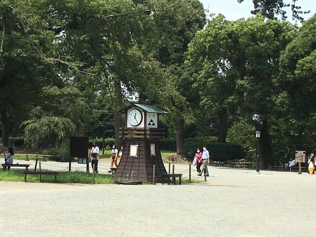 本丸にある大時計