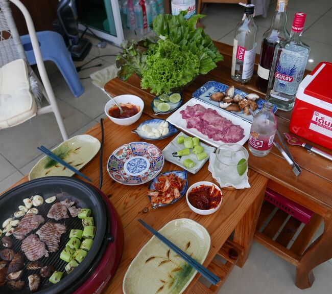 28日　夕食<br />リン（タン）焼き．．．◎