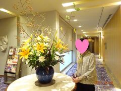 ホテルレストラン前の花が綺麗でした