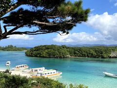 川平湾到着の頃には益々良い天気に。
素敵な景色に癒されました。