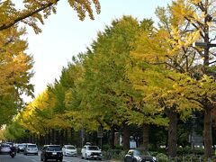 ●横浜山下公園通り

そしてまたまた「あかいくつ」号に乗り、出発した「横浜山下公園通り」のバス停へと戻ってきました。
基本的に周遊バスで移動しつつ、途中、徒歩も入れながらぐるっとひと廻りし、所要時間はおよそ２時間と、ちょうどいい散策となりました。