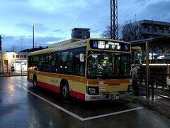 そして善行駅からは、神奈川中央交通のバスに揺られて善行団地へ。日もとっぷりと暮れたので、これにて本日の行程は終了です。。