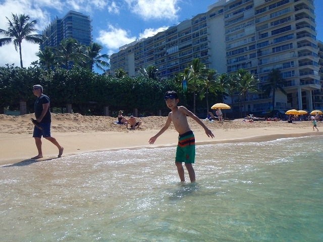 T君は早速海へ。。。<br /><br /> 