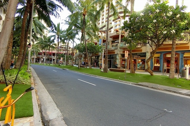 お店も沢山並んでいて賑やかな通りですよ～！