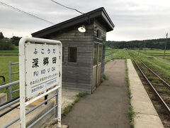 津軽鉄道沿線巡り：深郷田駅。