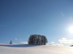 前回の旅行記3月3日の続きになります。今回は陽が傾いた夕方に、マイルドセブンの丘を訪れました。やや雲のある空がアクセントになりました。
