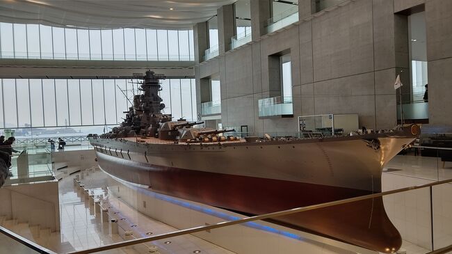 中に入ると すぐに目につく大和戦艦
