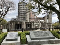 ２日目 正午頃
「原爆ドーム」
保存工事中