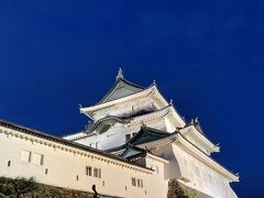 阪和道で和歌山の市街地まで出て、ちょっと早めの夕飯を調達したら、ライトアップされた和歌山城を眺めながら夕飯。
先日の二条城に続いて閉館してましたが、建築物や構造物は中から見るより外からの方が良い感じです(^-^)