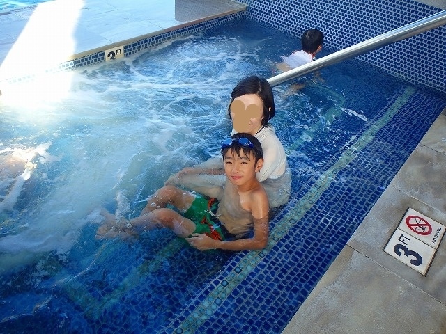 ジャグジーで。。。<br /><br />あったかい～♪<br /><br /> 