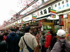 　１２月１７日から３日間、浅草寺境内で開かれる羽子板市は年の瀬の風物詩です。