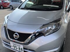 今回のレンタカー
日産NOTE