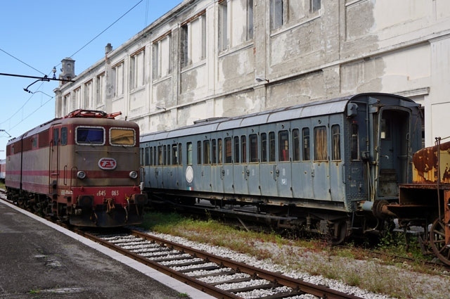 イタリア トリエステ 鉄道博物館(その1 蒸気機関車、電気機関車、ディーゼル機関車と客車を中心に)