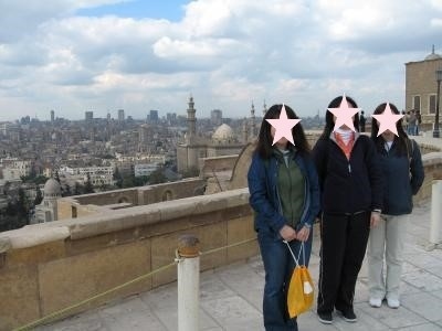 カイロの町と。