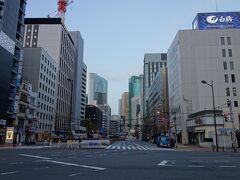 東銀座駅の交差点から風景