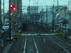 2021.03.05　平安通ゆき普通列車車内
味鋺を出ると地下に潜る。次の上飯田からは地下鉄の延伸区間。