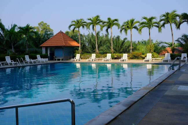 24日　ビュタレーコンドミニアムのプール