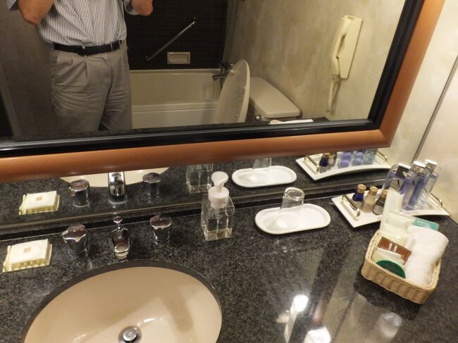 洗面台のつくりも重厚ですね。