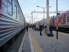 ハバロフスク駅に到着。
日本の真冬並みに寒いです。