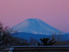 空が赤く染まってきました。