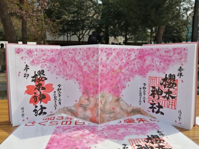 千葉県 櫻木神社 令和4年 3月3日 上巳の節句 ひな祭り 御朱印 3