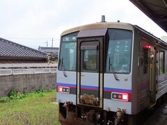 厚狭駅から出発して
美祢線と仙崎線に乗車して、
約1時間20分程で、

