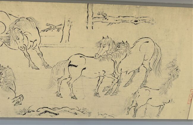 ここから鳥獣戯画。原画の二ばいのサイズにしてある。