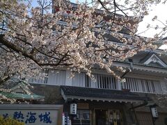 城の門前桜
