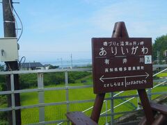 「磯づりと温泉の井ノ岬」
有井川駅