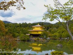 金閣寺
昨年訪れた時は、屋根の吹き替え工事中でした