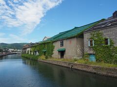そして、小樽運河です(*^▽^*)
うわ～、晴れててよかった～！

