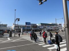 街中がちょっと混んでいたのか10分ほど遅延して松本バスターミナルに到着