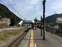 青梅線　沢井駅のホーム