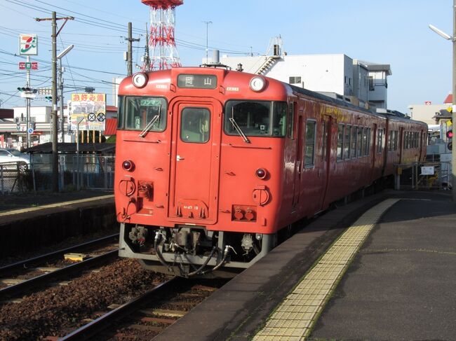 最寄り駅からいつものディーゼルカーに乗車します。今回は午前8時前出発と割と遅めのスタートでした。