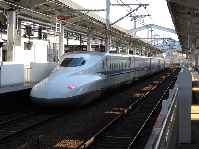 乗車前に東京行きのぞみを一枚。