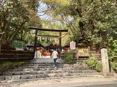 野宮神社。この先の竹林の小径ですが動画ばかり撮ってたようで写真がないです。すみません(TT)
