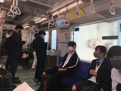 電車での移動