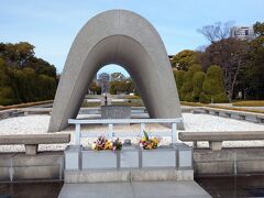 平和記念公園も人が少ない