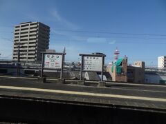 16:06
大分県最後の駅。
中津に停車。