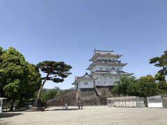 天守閣の広場