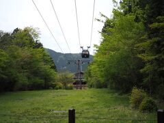 桃源台から姥子へのロープウェイ。
乗客は少ない。