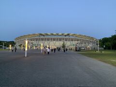 陸上日本選手権1万ｍが開催された競技場
小笠山総合運動公園静岡スタジアム（エコパ）