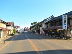 「馬車の駅」は地酒蔵。
裏手の駐車場に観光トイレが有ります。