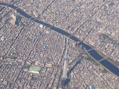 眼下には東京スカイツリーが。普段は見上げているスカイツリーですが、今日だけは上から見下ろしています。