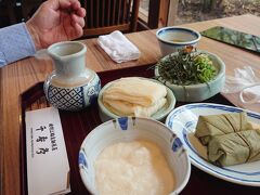 千寿亭で三輪そうめんのお昼ご飯。