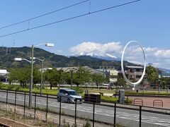 次は清水駅で降りたのですが、山頂付近に雲が漂い始め、あまりよい写真が取れませんでした。